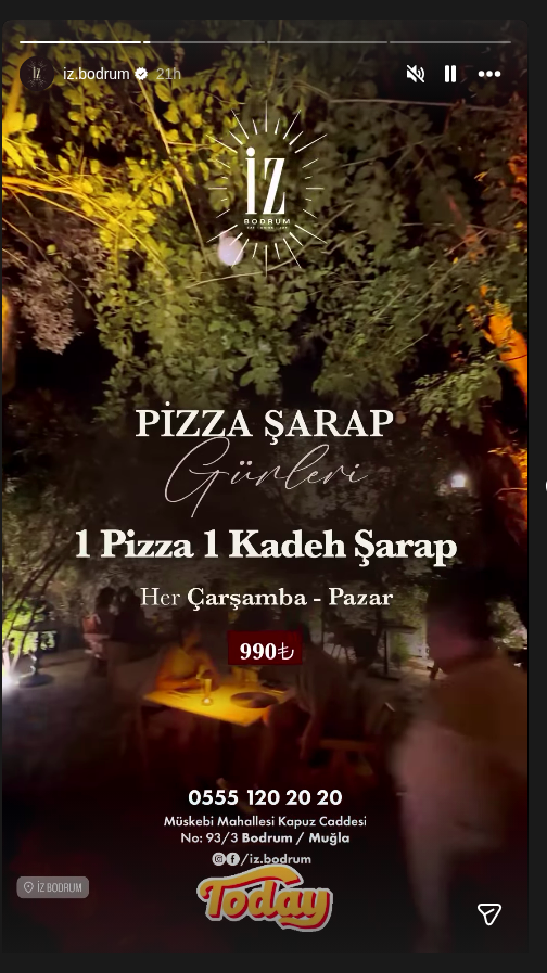 Pizza & Şarap Günleri Etkinlik afişi