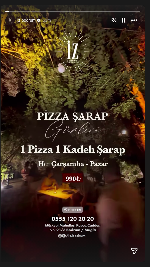 Pizza Şarap Günleri Etkinlik afişi
