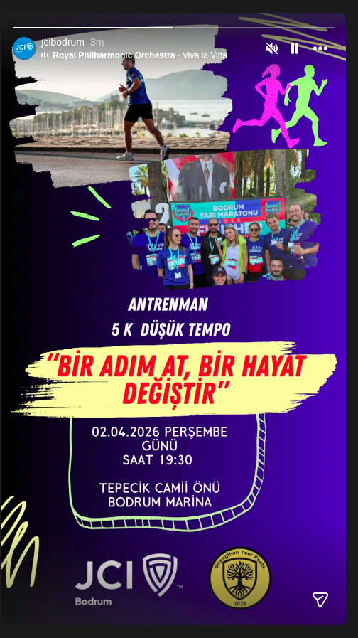 5K Düşük Tempo Antrenmanı Etkinlik afişi