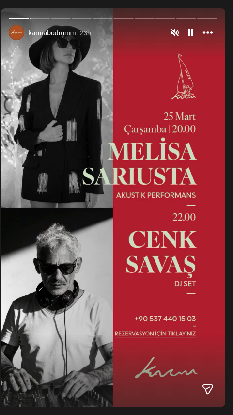 Melisa Sarıusta — Akustik Performans Etkinlik afişi