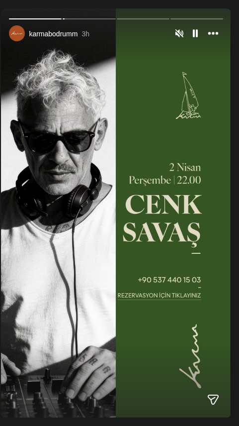Cenk Savaş Etkinlik afişi