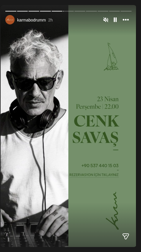 Cenk Savaş Etkinlik afişi