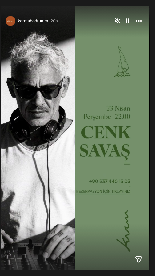 Cenk Savaş Etkinlik afişi