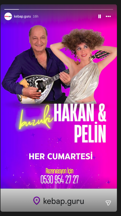 Hakan & Pelin — Buzuki Etkinlik afişi