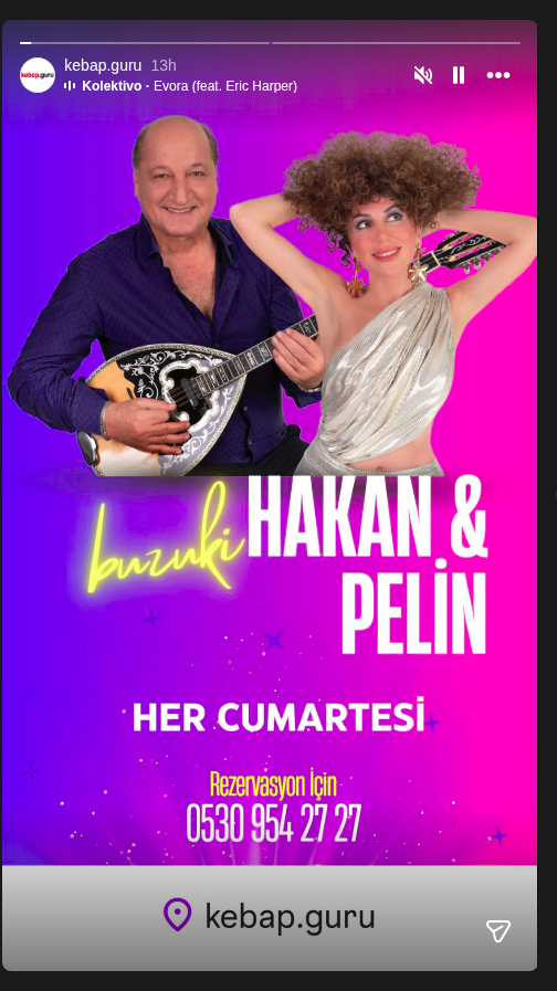 Buzuki Hakan & Pelin Etkinlik afişi