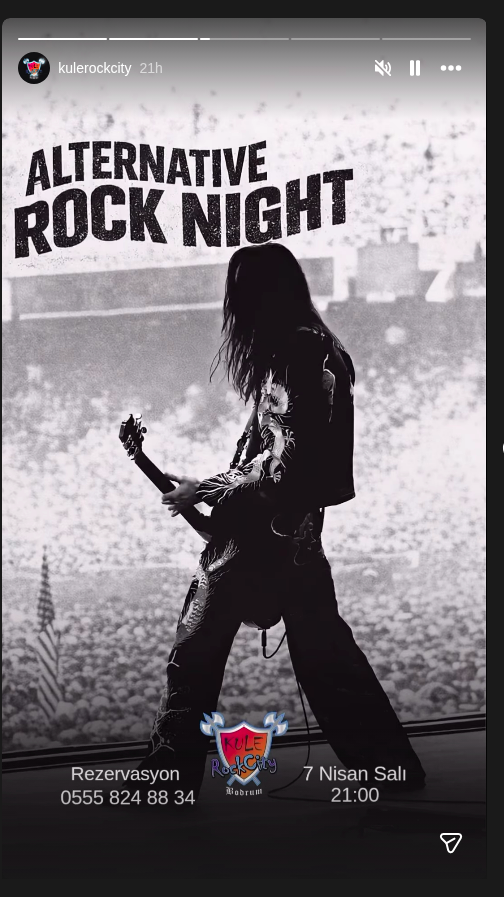 Alternative Rock Night Etkinlik afişi