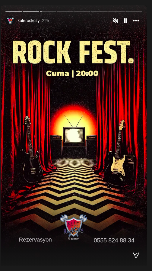 Rock Fest Etkinlik afişi