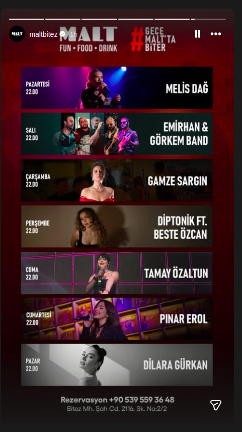 Tamay Özaltun Etkinlik afişi