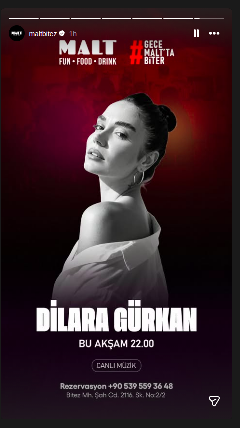 Dilara Gürkan — Canlı Müzik Etkinlik afişi