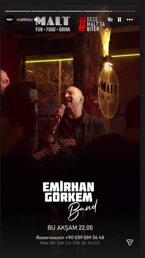 Emirhan Görkem Band Etkinlik afişi