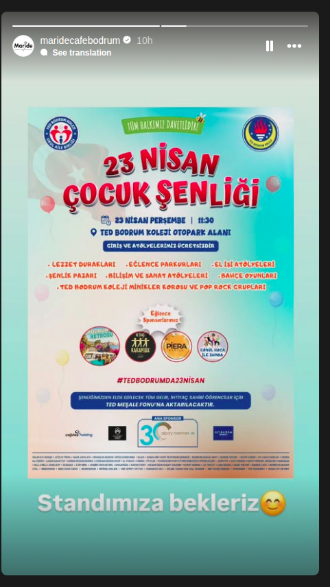 Çocuk Şenliği Etkinlik afişi
