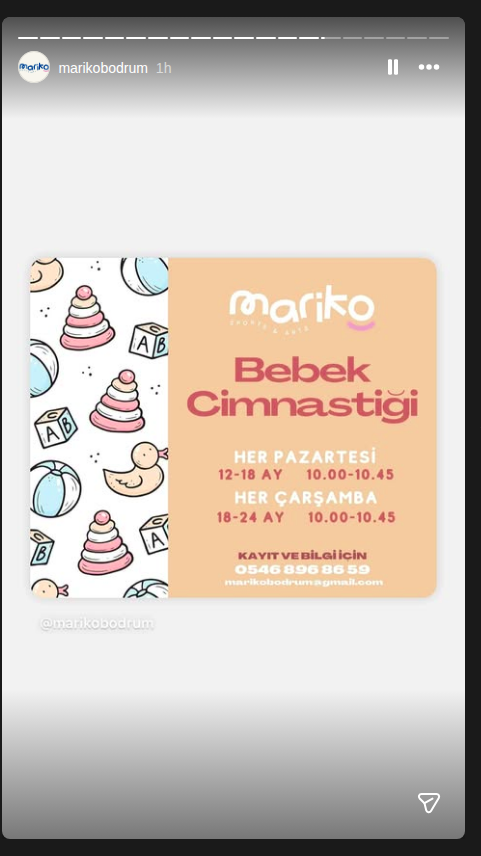 Bebek Cimnastiği (18-24 ay) Etkinlik afişi