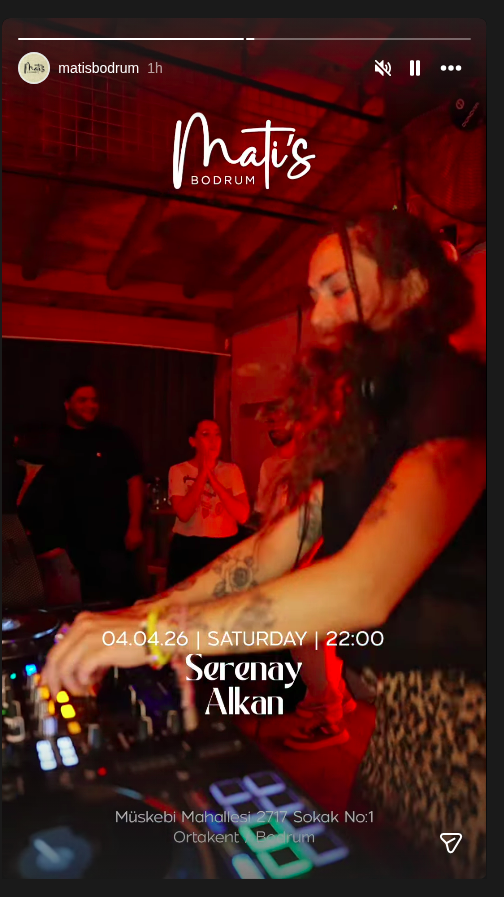 Serenay Alkan Etkinlik afişi