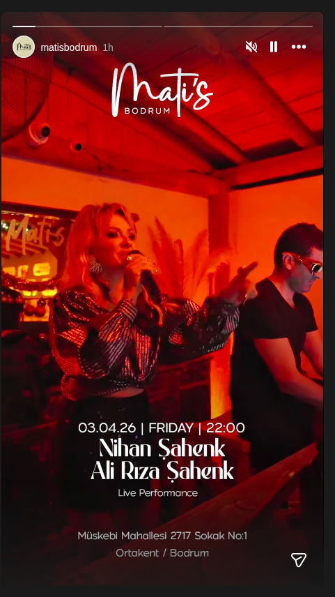 Nihan Şahenk — Canlı Performans Etkinlik afişi