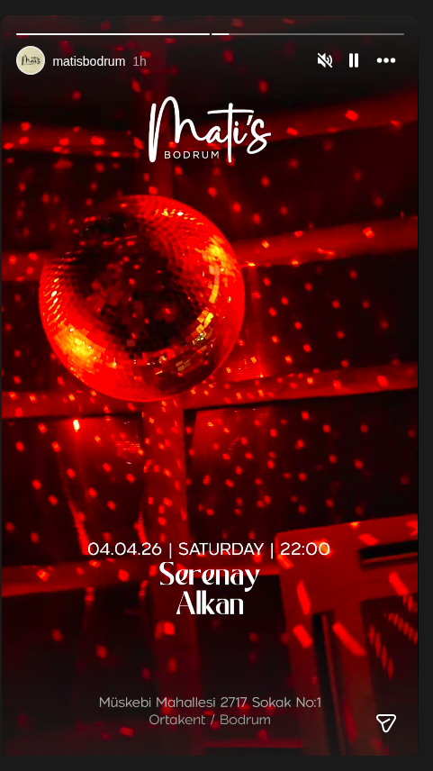 Serenay Alkan Etkinlik afişi