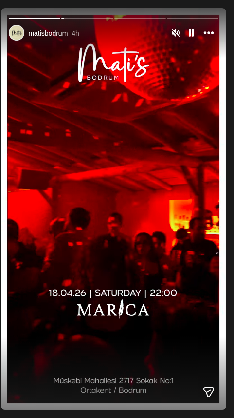 Marıca Etkinlik afişi