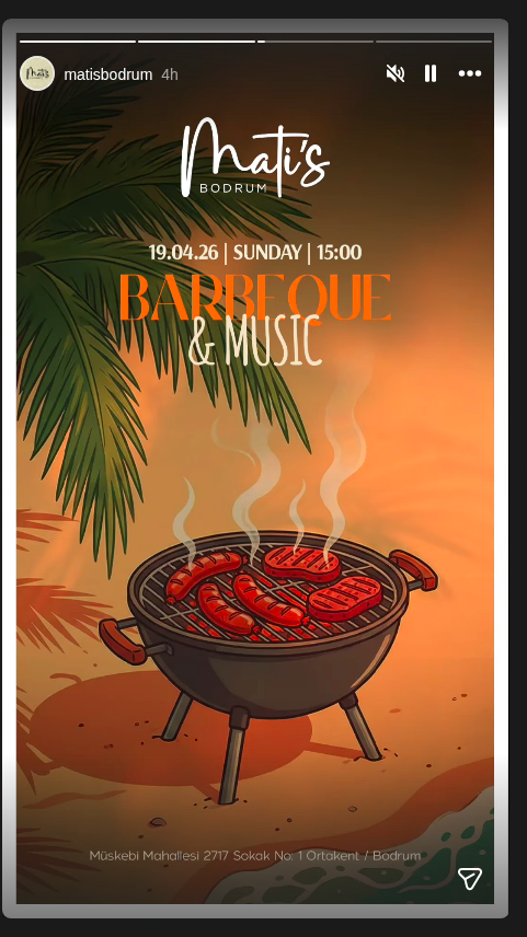 Barbekü ve Müzik Etkinlik afişi