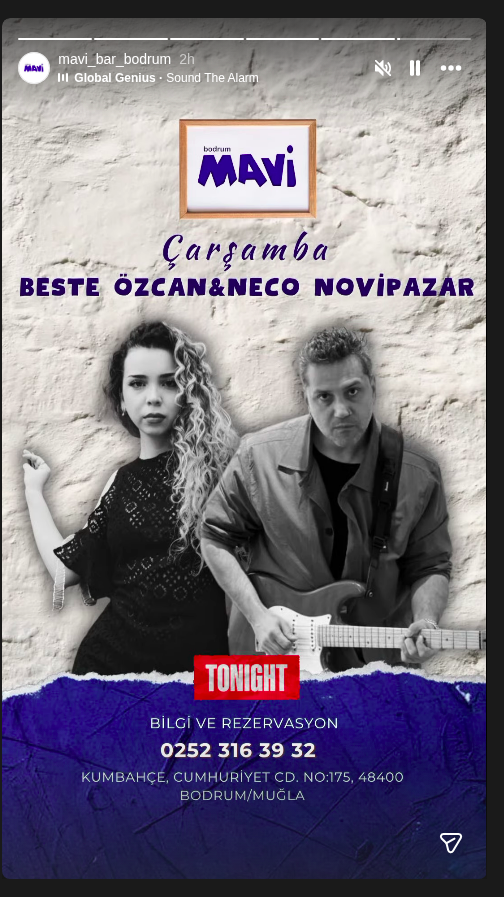 Beste Özcan & Neco Novipazar — Live Music Event poster
