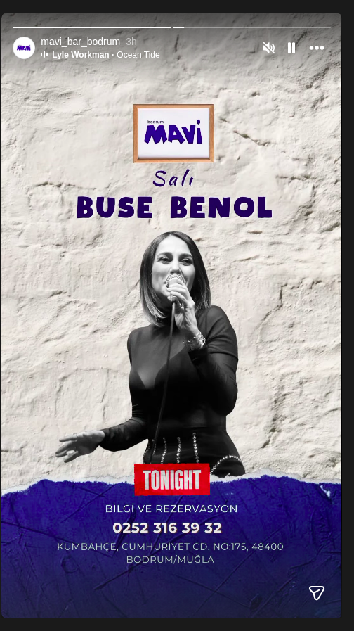 Buse Benol Etkinlik afişi
