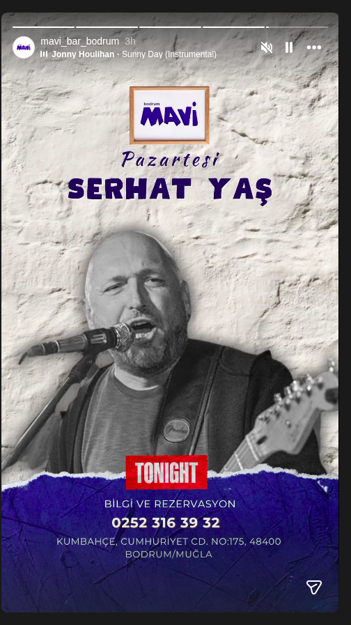 Serhat Yaş – Canlı Müzik Etkinlik afişi