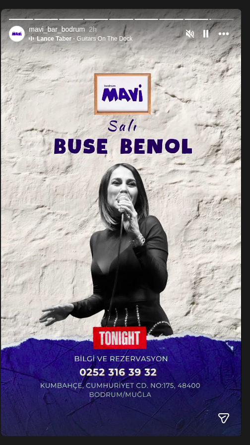 Buse Benol Event-Poster