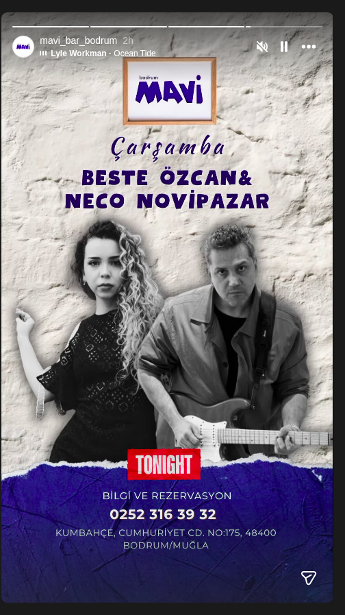 Beste Özcan & Neco Novipazar Etkinlik afişi