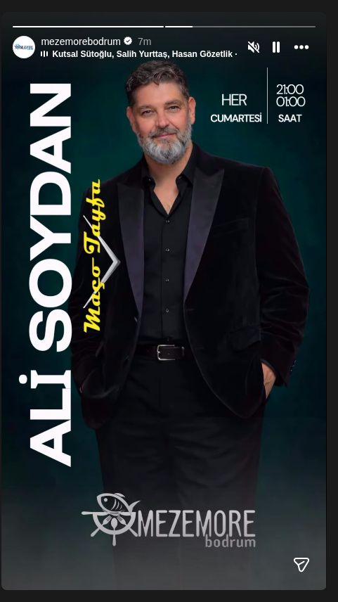 Ali Soydan Etkinlik afişi