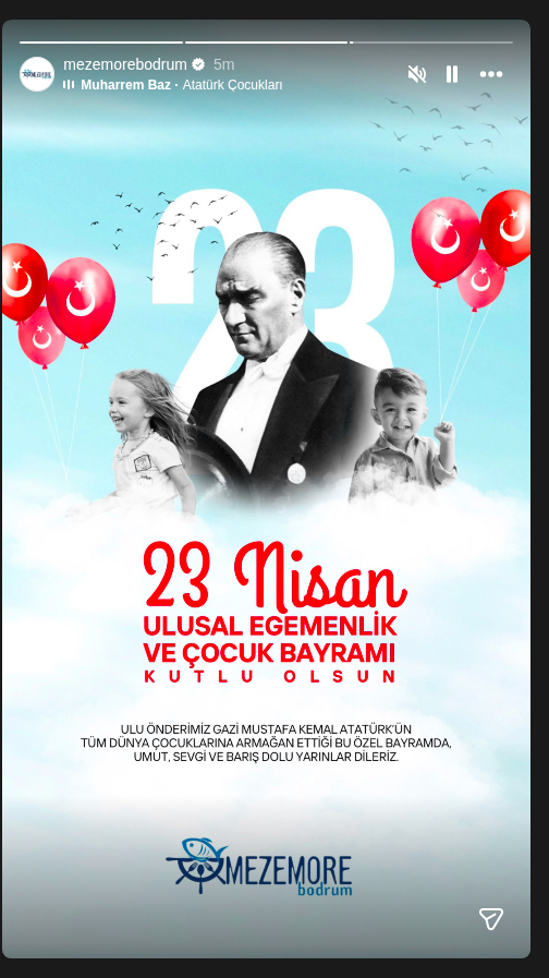 Ulusal Egemenlik ve Çocuk Bayramı Etkinlik afişi