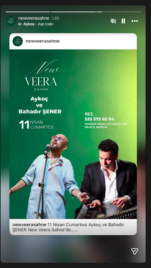 Aykoç ve Bahadır Şener Etkinlik afişi