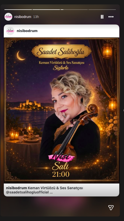 Saadet Salihoğlu — Keman Virtüözü Etkinlik afişi