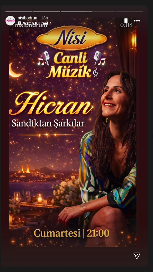 Hicran — Sandıktan Şarkılar Etkinlik afişi