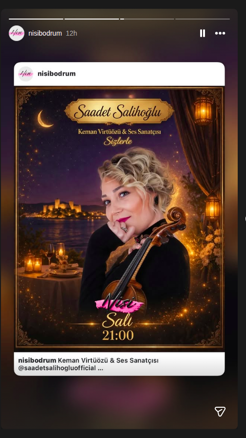 Saadet Salihoğlu Etkinlik afişi