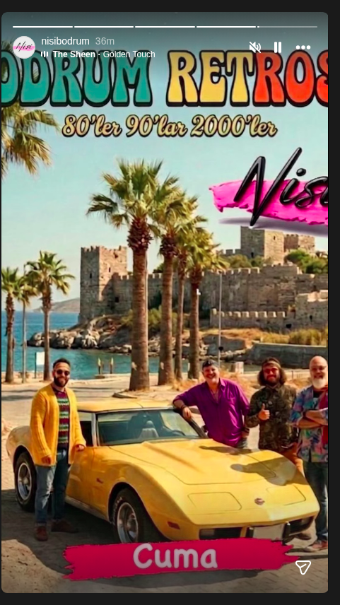 Golden Etkinlik afişi