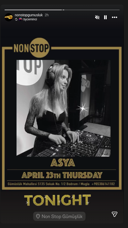 Asya DJ Set Etkinlik afişi