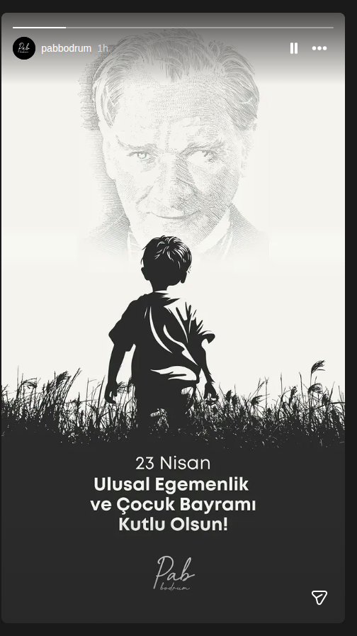 Ulusal Egemenlik ve Çocuk Bayramı Etkinlik afişi