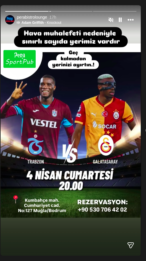 Trabzonspor – Galatasaray Maçı İzleme Etkinlik afişi
