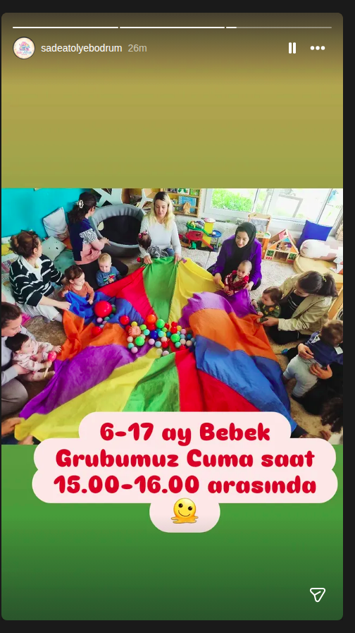 6-17 Ay Bebek Grubu Etkinlik afişi