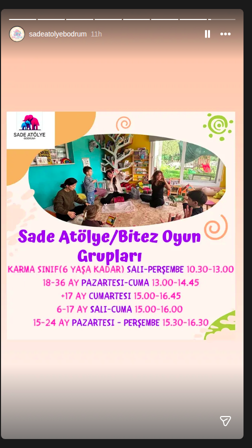 6-17 Ay Oyun Grubu Etkinlik afişi