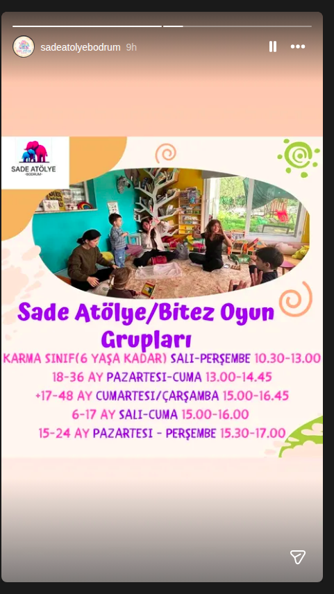 17–48 Ay Oyun Grubu Etkinlik afişi