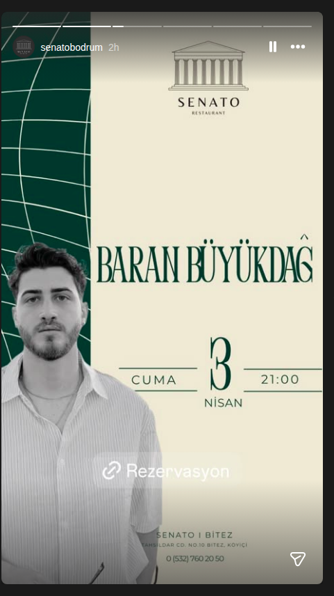 Baran Büyükdağ DJ Seti Etkinlik afişi