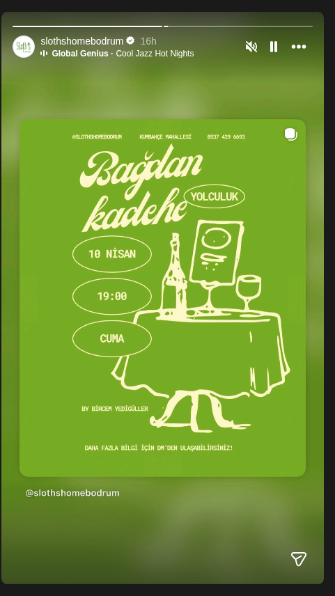 Bircem Yedigüller — Bağdan Kadehe Yolculuk Etkinlik afişi