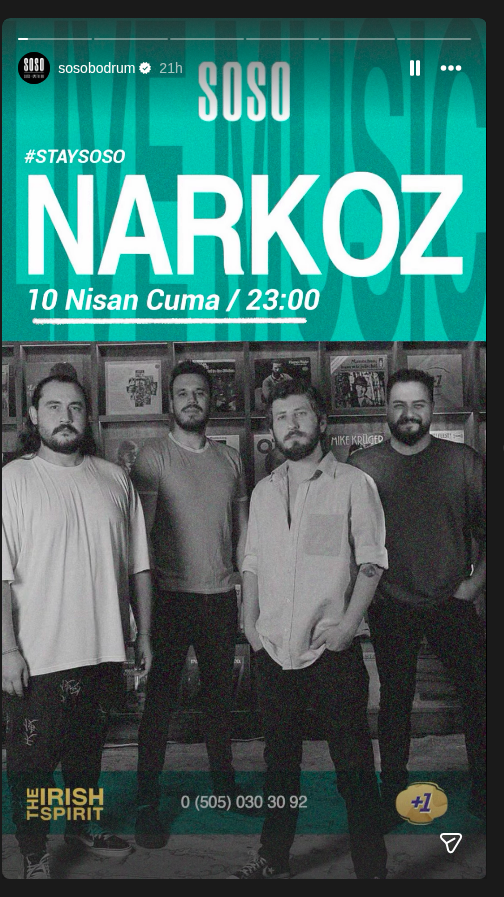 Narkoz — Friday Fever Etkinlik afişi
