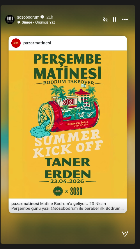 Taner Erden — Perşembe Matinesi Etkinlik afişi