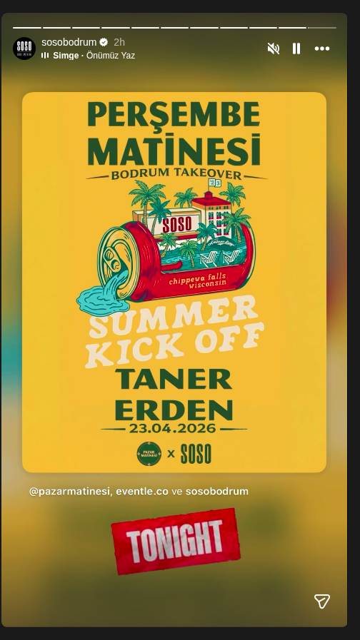 Taner Erden — Perşembe Matinesi Etkinlik afişi