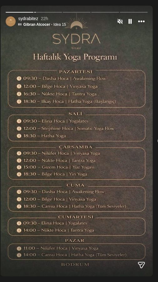 Nükte — Tantra Yoga Etkinlik afişi