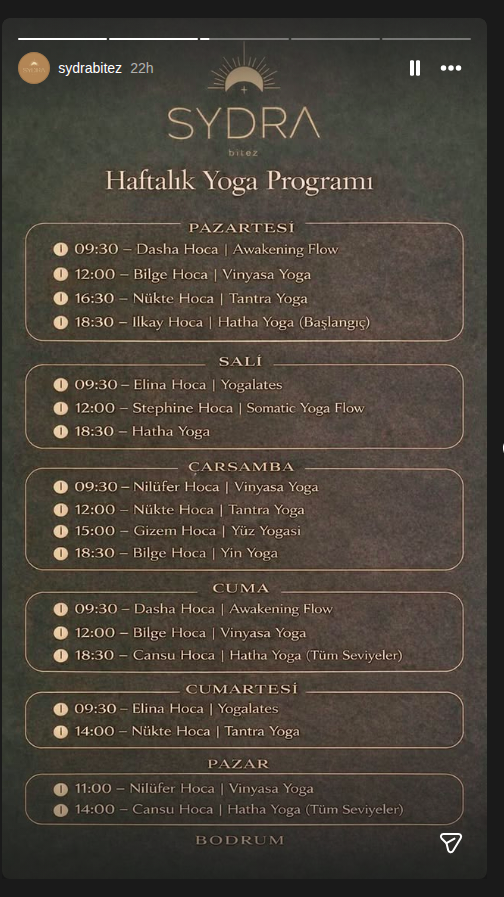 Nükte — Tantra Yoga Etkinlik afişi