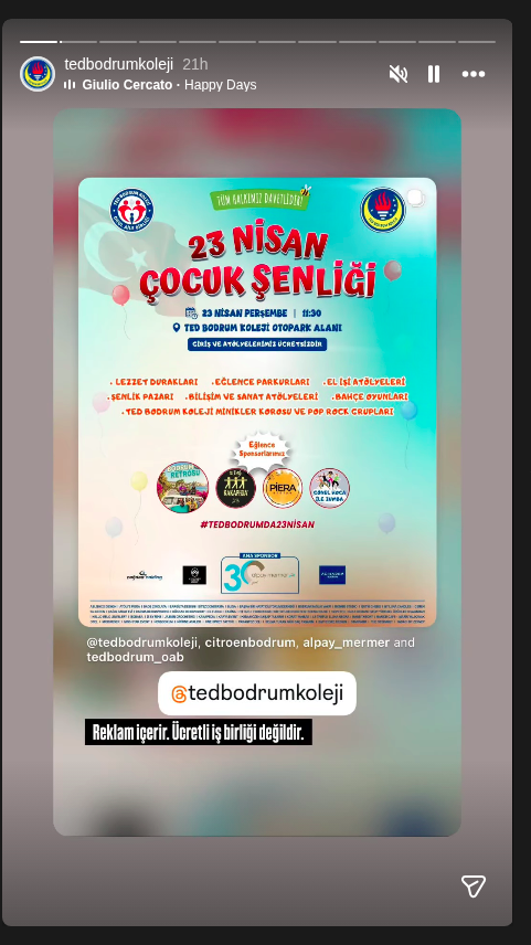 Çocuk Şenliği Etkinlik afişi