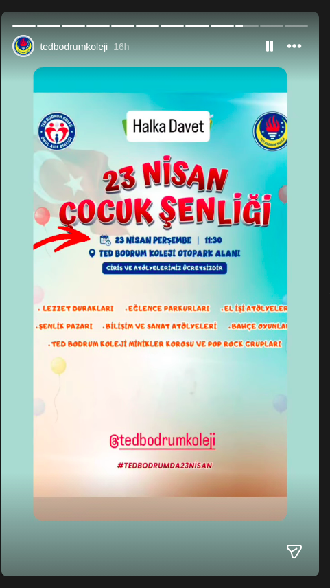 Çocuk Şenliği Etkinlik afişi