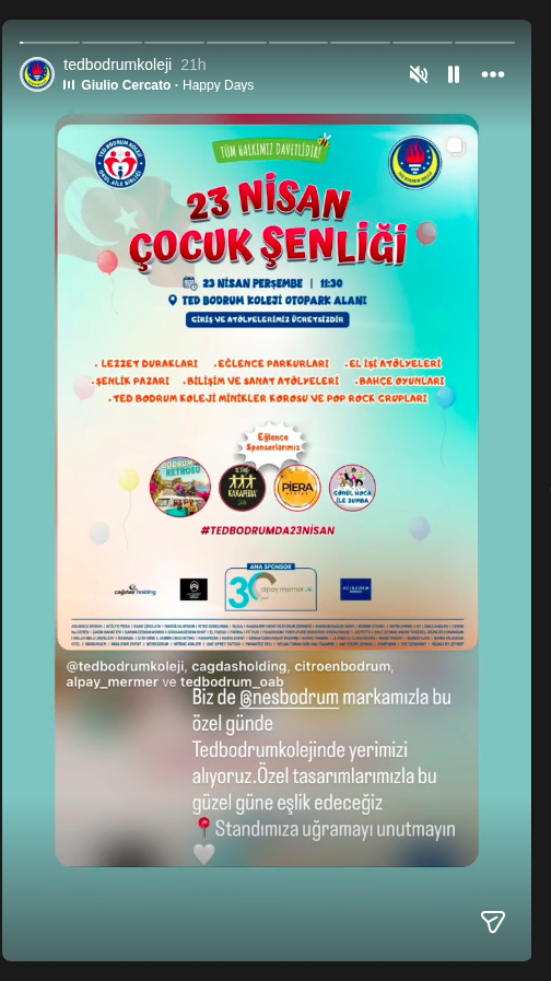 Çocuk Şenliği Etkinlik afişi