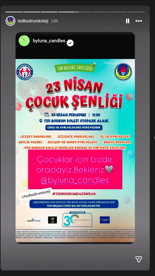 Çocuk Şenliği Etkinlik afişi